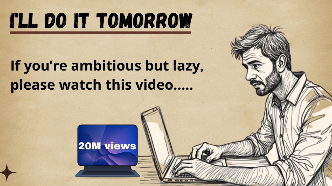 Stop Being Lazy & Start Taking Action | English Listening Practice |Learn English Through Motivation