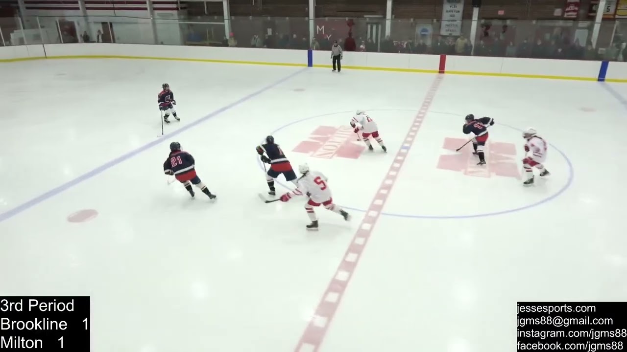 Highlights: Brookline at Milton Girls' Hockey 1/31/26