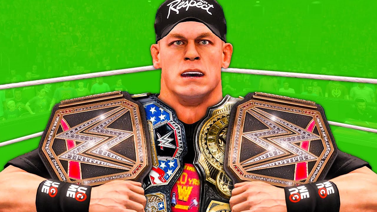 I Gave John Cena All WWE Titles & THIS Happened…