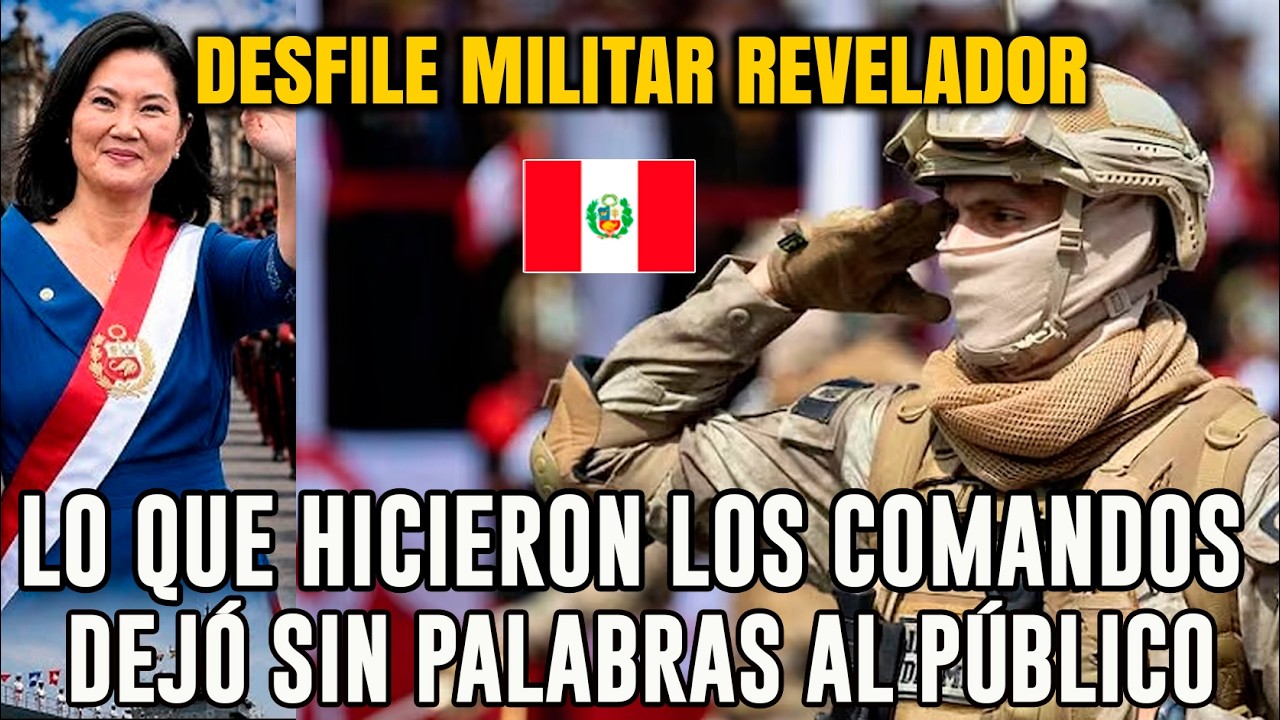 REACCI&Oacute;N AL DESFILE MILITAR DEL PER&Uacute; QUE NADIE ESPERABA