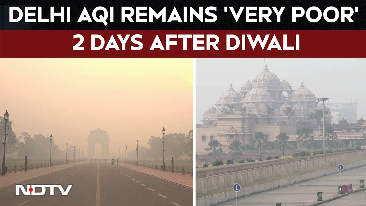 Delhi AQI Today | Toxic Haze Covers Delhi For 2nd Straight Day, Air Quality Remains 'Very Poor'