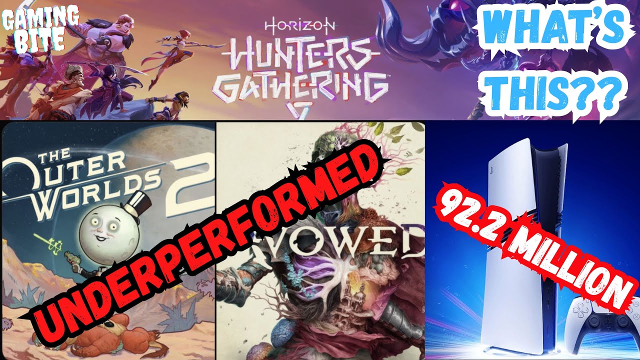 WEEKEND Edition GB: Avowed & Outer Worlds 2 Underperform/ PS5 Numbers/ New Cartoon Horizon??