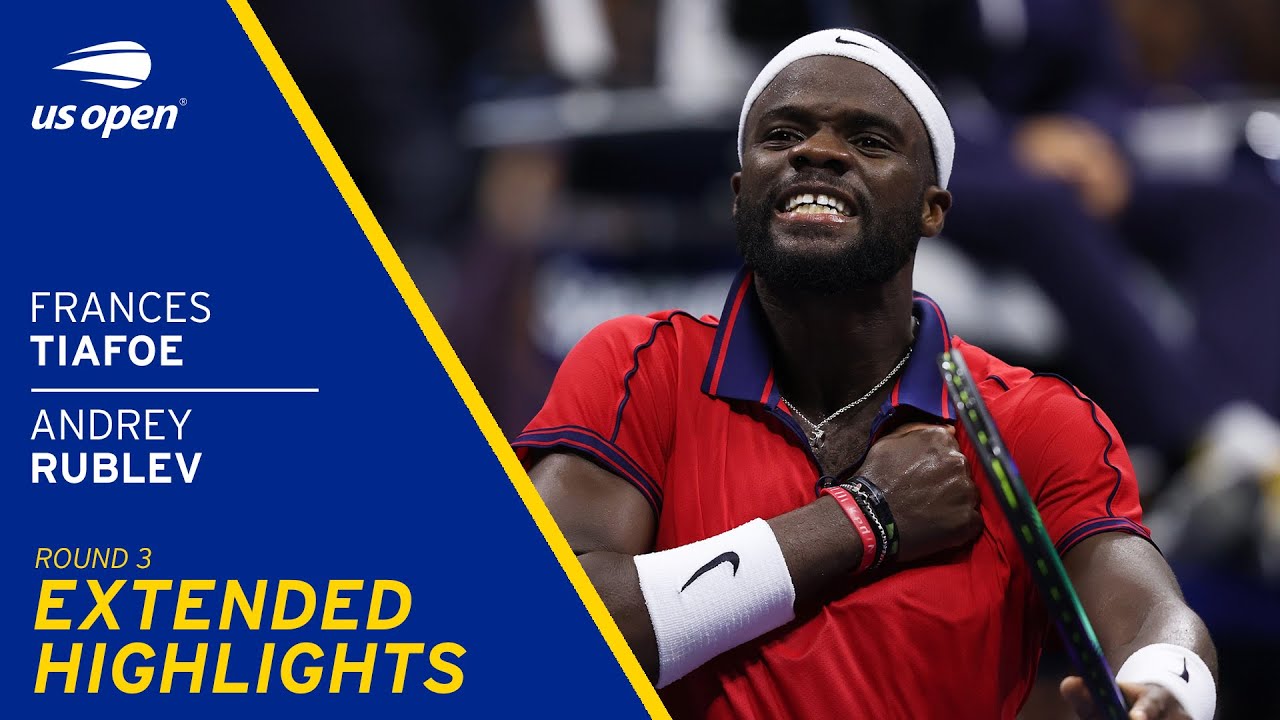 Frances Tiafoe vs Andrey Rublev Extended Highlights | 2021 US Open Round 3