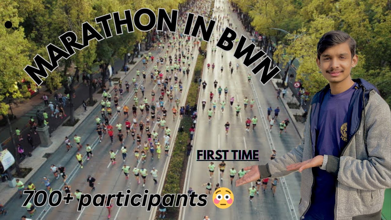 First Marathon in Bwn😳|| full energy racing || 
