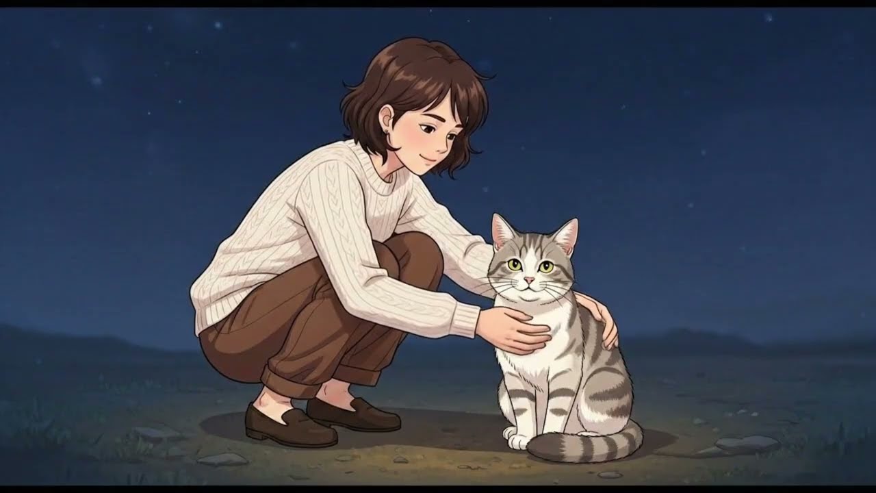 🌙 A Quiet Train Ride Back to My Hometown 🚆 Watching the Landscape Breathe | Cozy Ghibli-Style ASMR