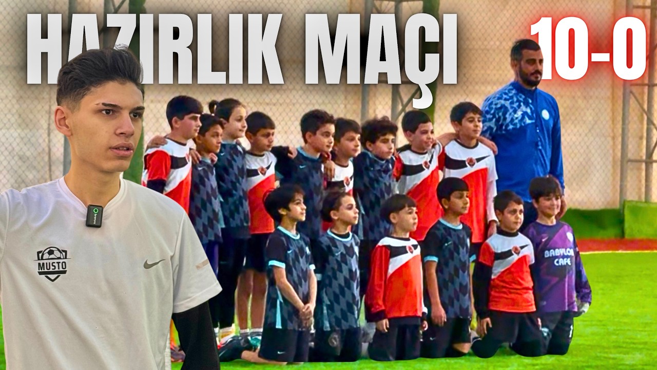 HAZIRLIK MAÇI ALTYAPI  10-0 | EFSANE ÇOCUKLAR GOL ŞOV (U11)