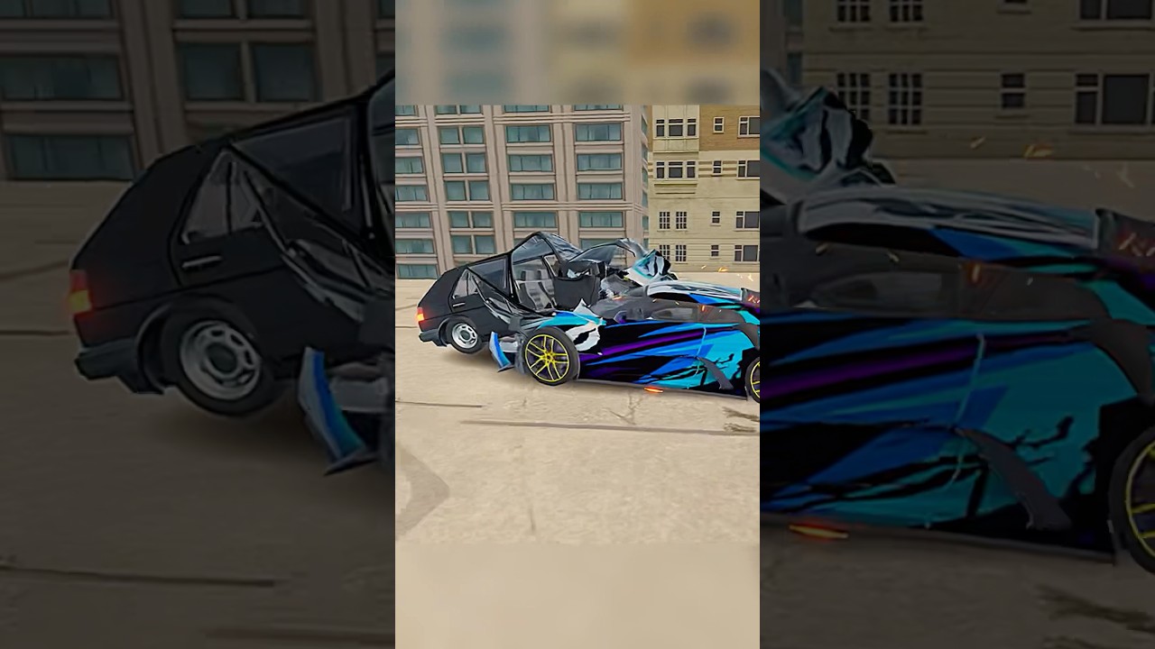 Spectra GT Crash Test in Flexicx! Realistic Damage Physics #on_speeed