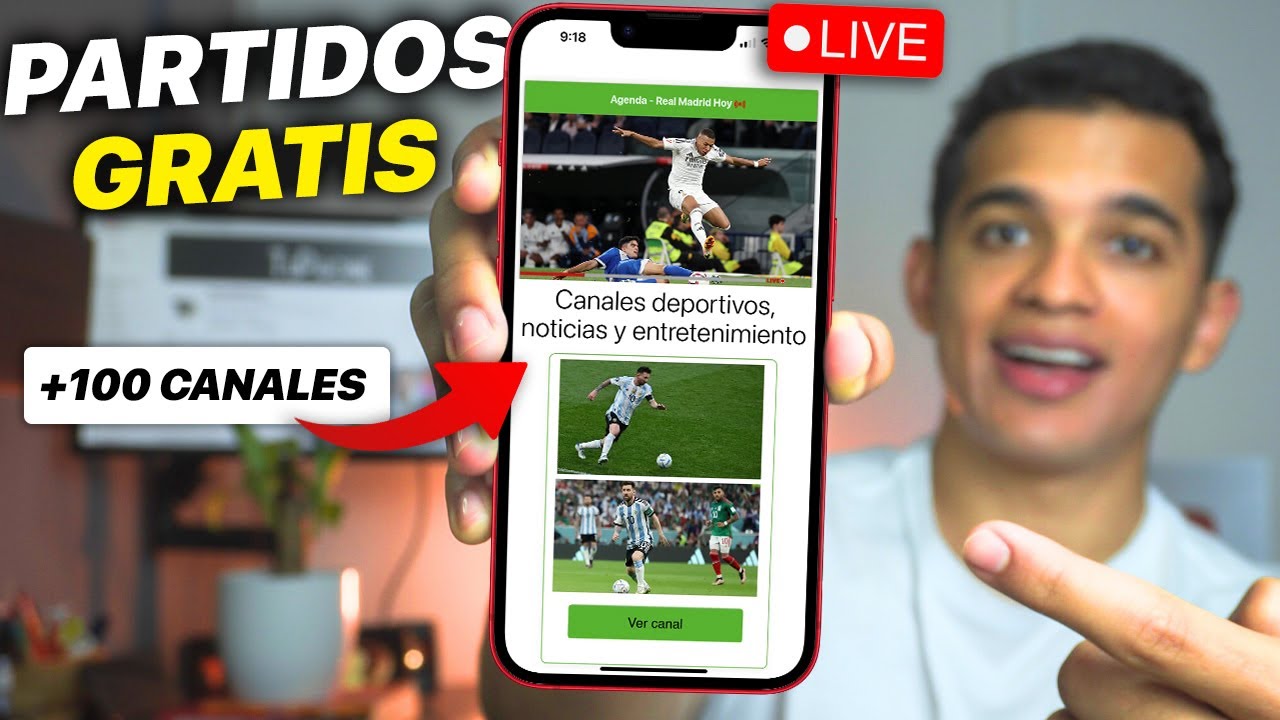 4 Mejores APPS PARA VER PARTIDOS DE FUTBOL En VIVO 2026