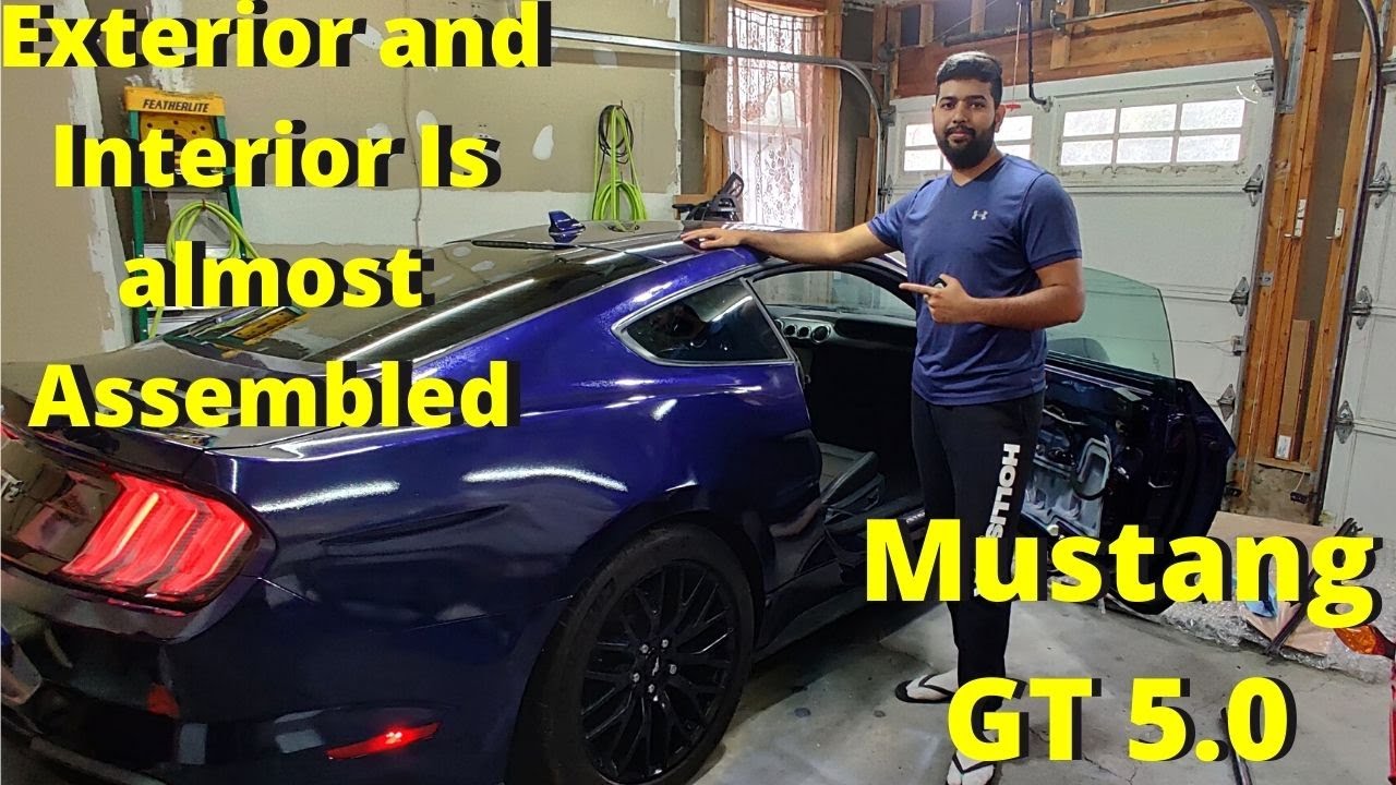 Reinstalling interior and exterior panels of 2020 Mustang Gt | Rebuild Part 14 |