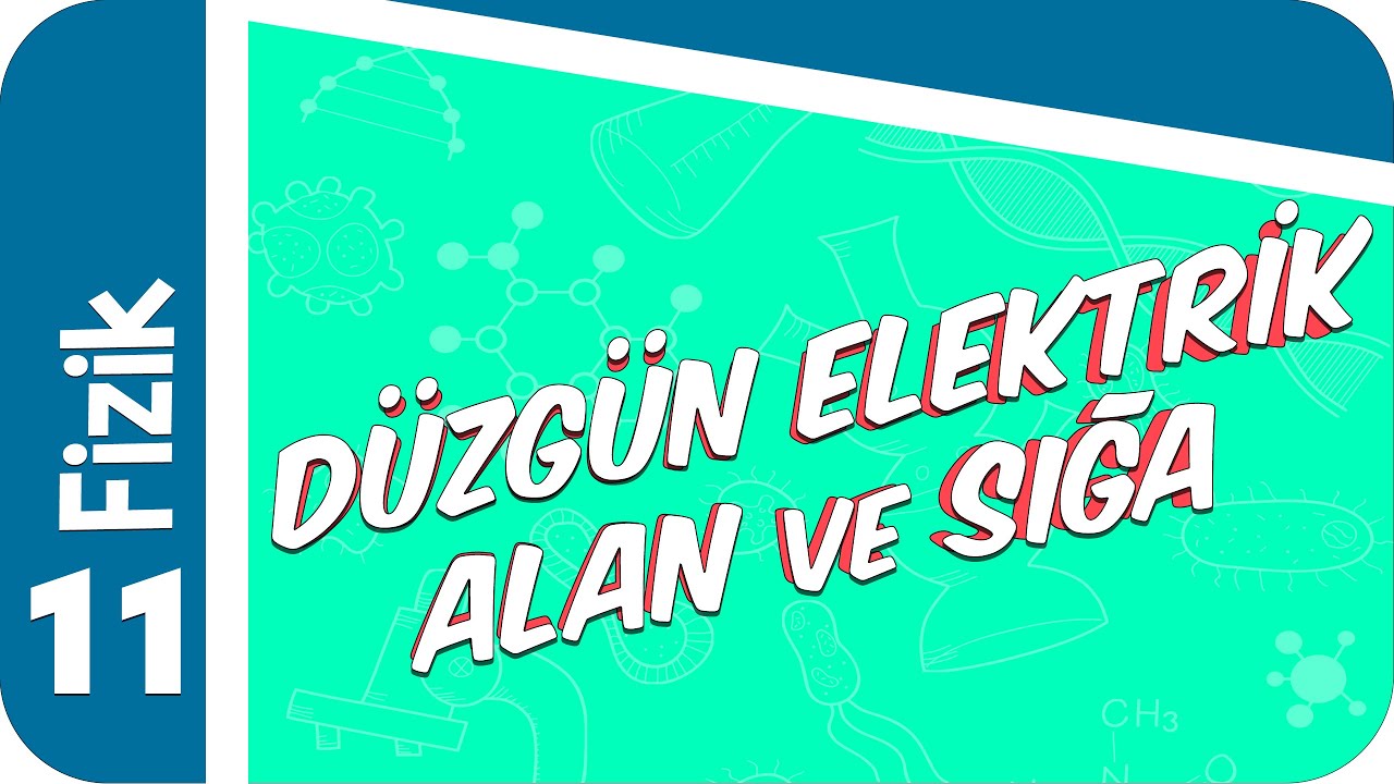 11. Sınıf Fizik: Düzgün Elektrik Alan ve Sığa #2022