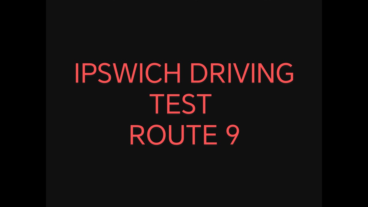 Ipswich Test Route 9 Local Roads