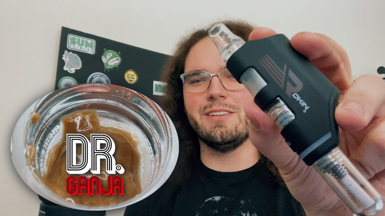 Trying Dr. Ganja's THCa Rosin w/ Rokin's STINGER!