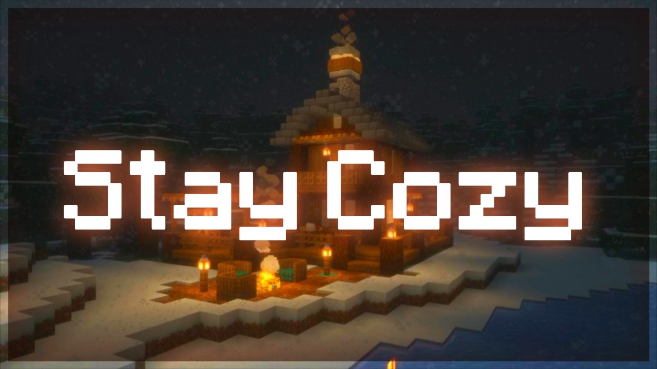 Cozy Winter Cabin ❄️ Minecraft C418 Style Lofi To Study & Relax (12 Hours)