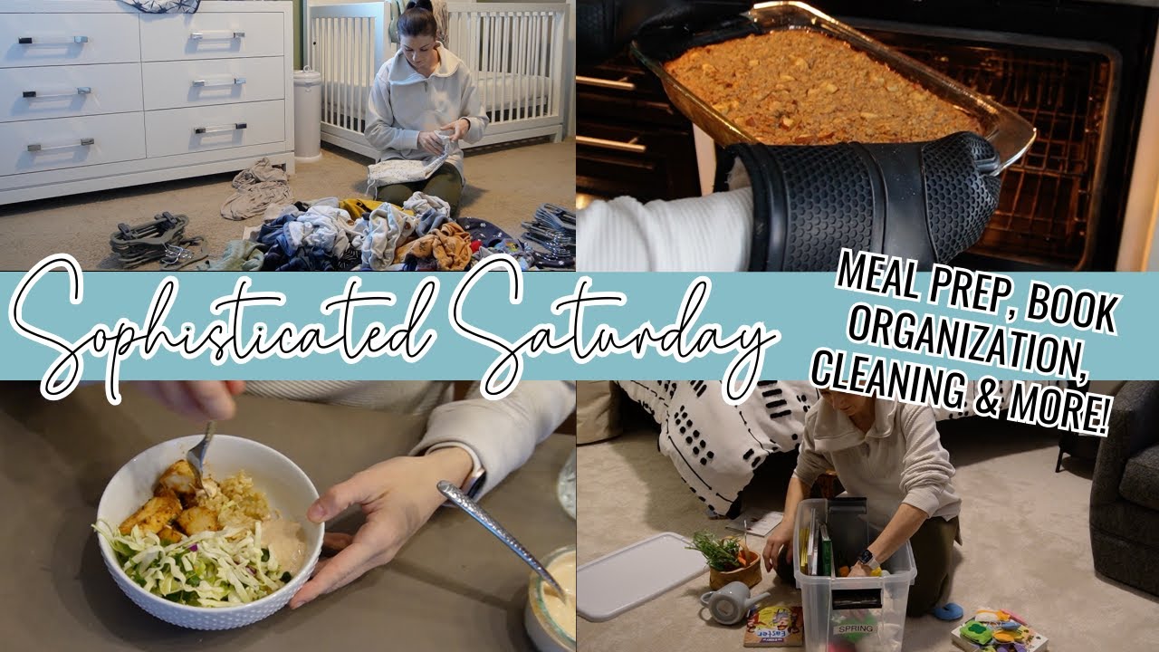 MEAL PREP & CLEANING SATURDAY // Clean With Me & Get It All Done!