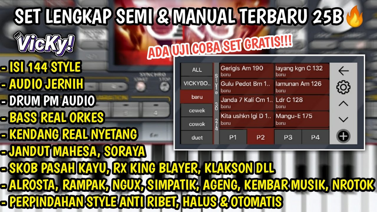 LAUNCHING🔥 SET ORG 2024 LENGKAP SEMI & MANUAL PREMIUM TERBARU // SET 25B