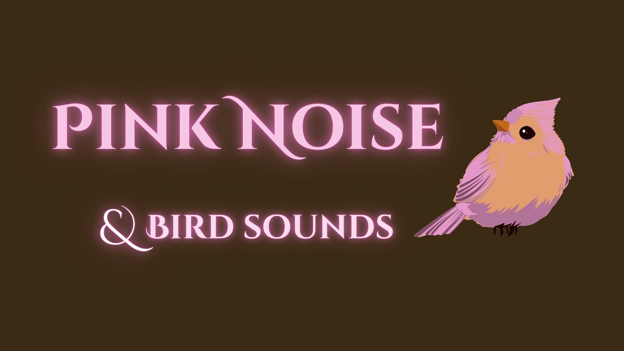 Pink Noise With Bird Sounds | Declutter Your Mind, Reduce Stress and Regulate Your Nervous System
