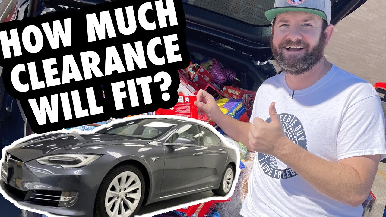 Tesla Cargo Space: How much CLEARANCE will fit? HUGE DONATION HAUL - VLOG #3