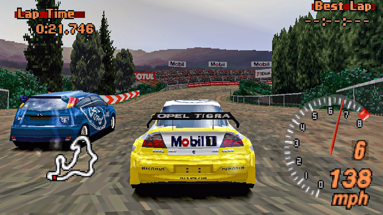 Opel Tigra ICE Race Car '98 vs Focus Rally Car - GT2 Rally Gameplay