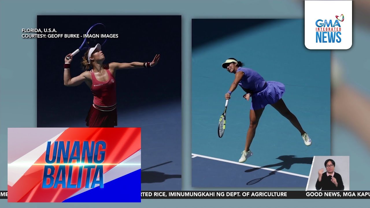 PHL tennis star Alex Eala, pasok sa round of 32 ng Miami Open matapos talunin si... | Unang Balita