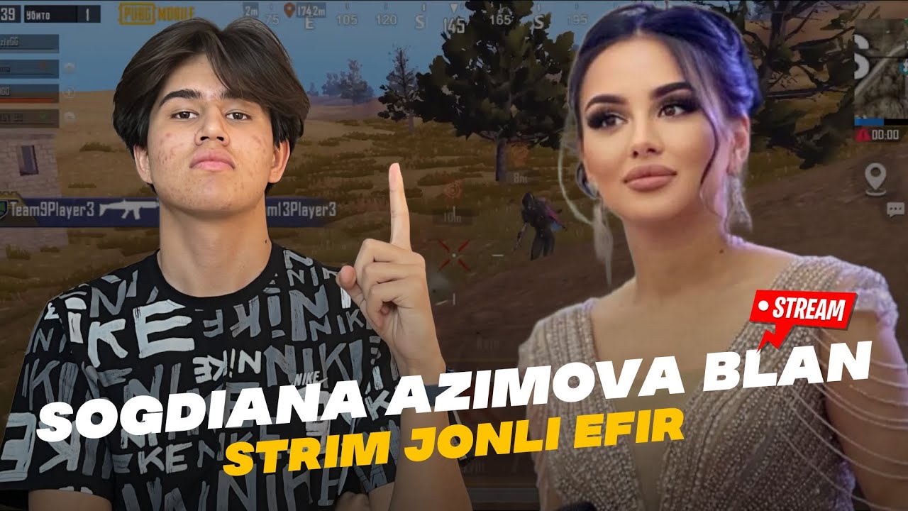 ASLAMBOI SAGDIANA AZIMOVA BILAN STRIM 3 TA FINAL BIR KUNDA