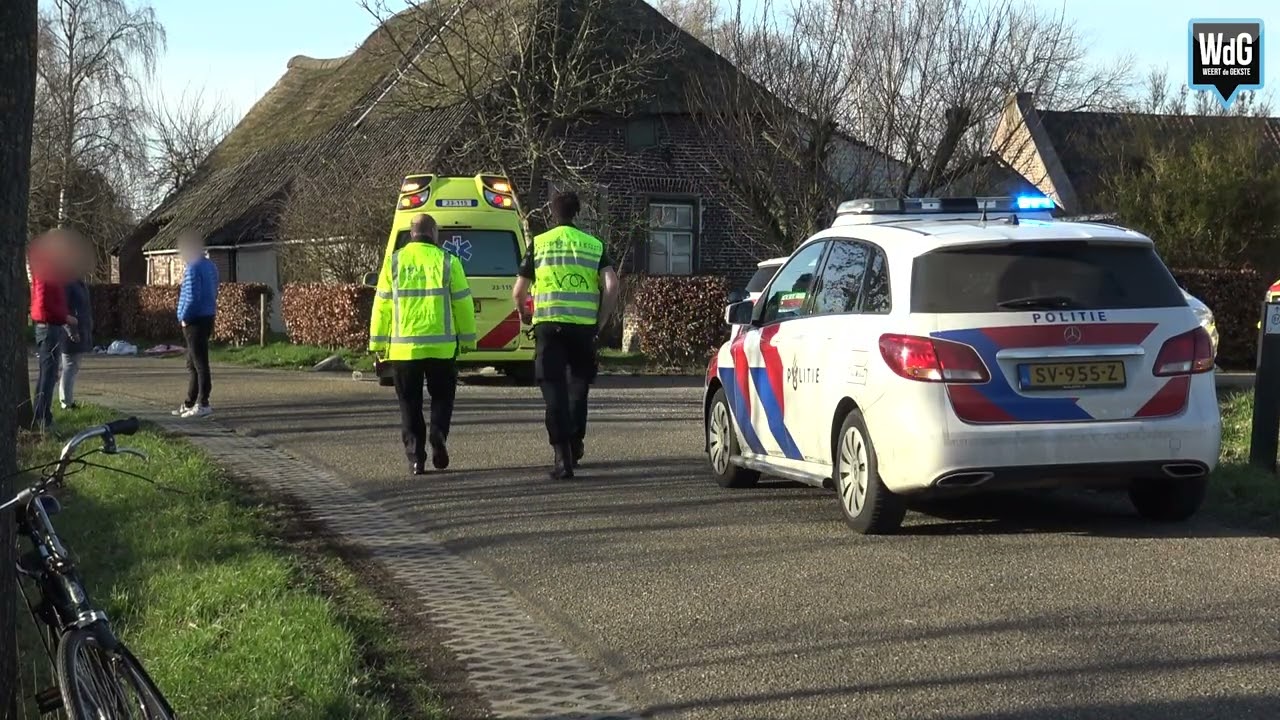 Voetgangster overleden na botsing met brommer in Panningen