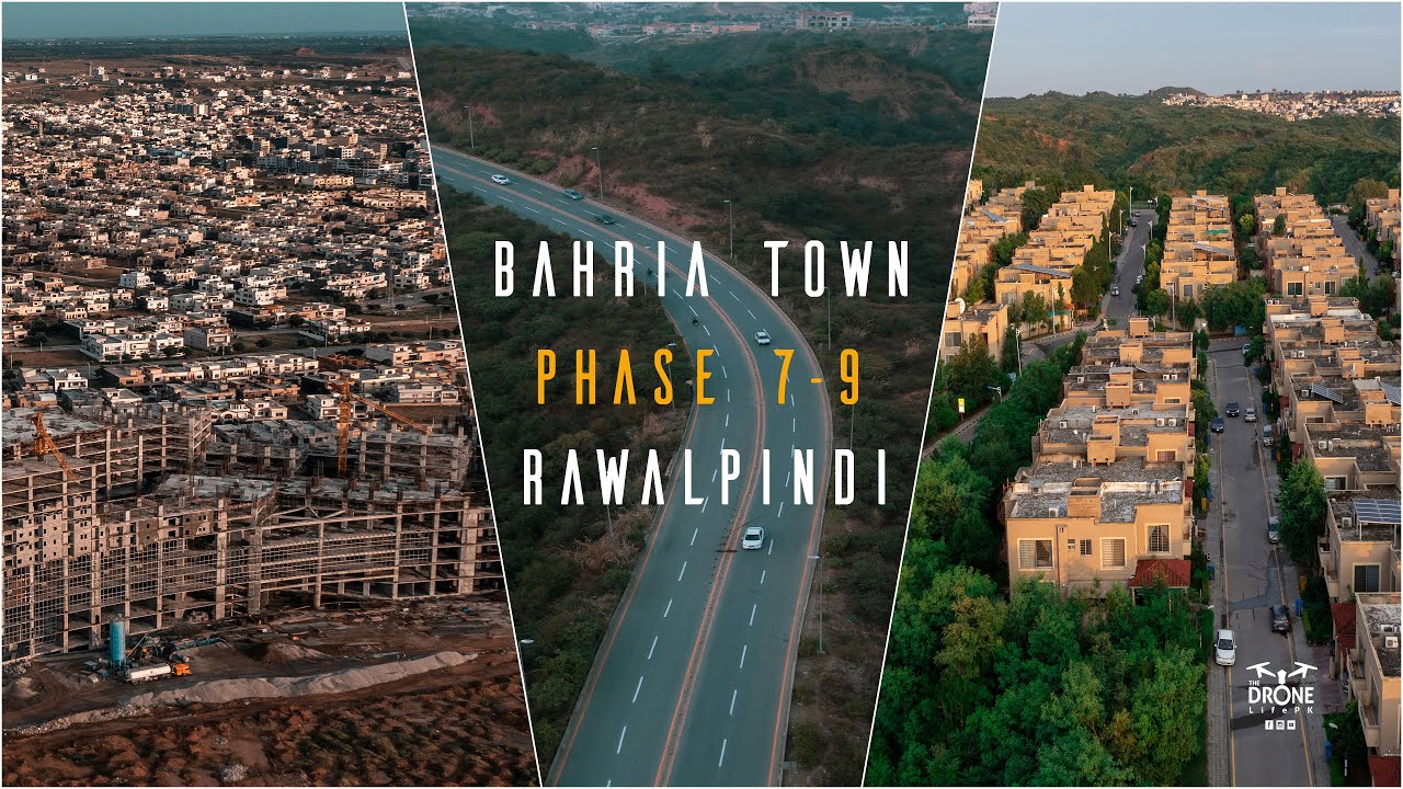 Bahria Town Phase 7-9 4K l The Drone Life PK