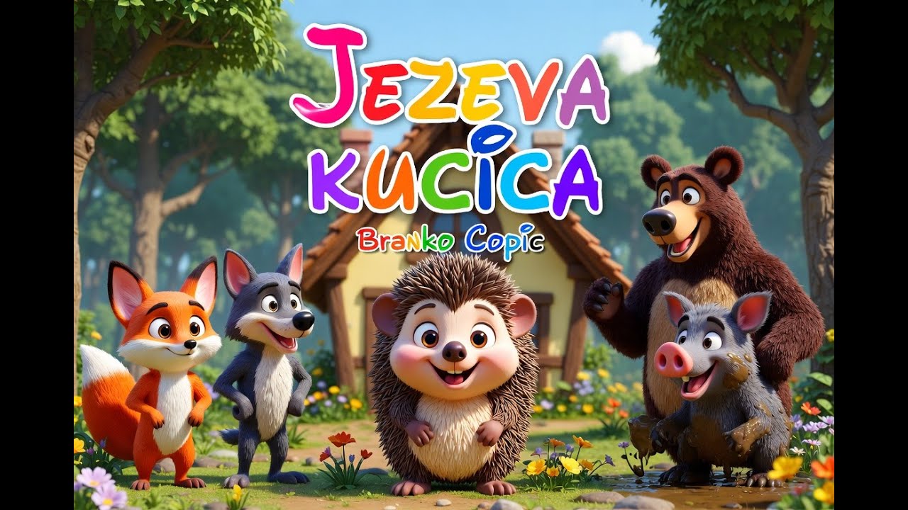 Ježeva kućica &ndash; Branko Ćopić | Vesela dječija pesmica 🦔🌲