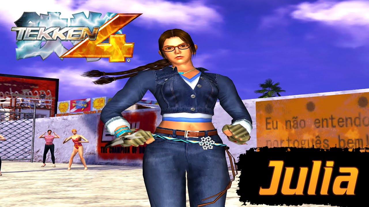 Tekken 4 Story Mode - Julia Chang 4K (PCSX2 1.6.0)