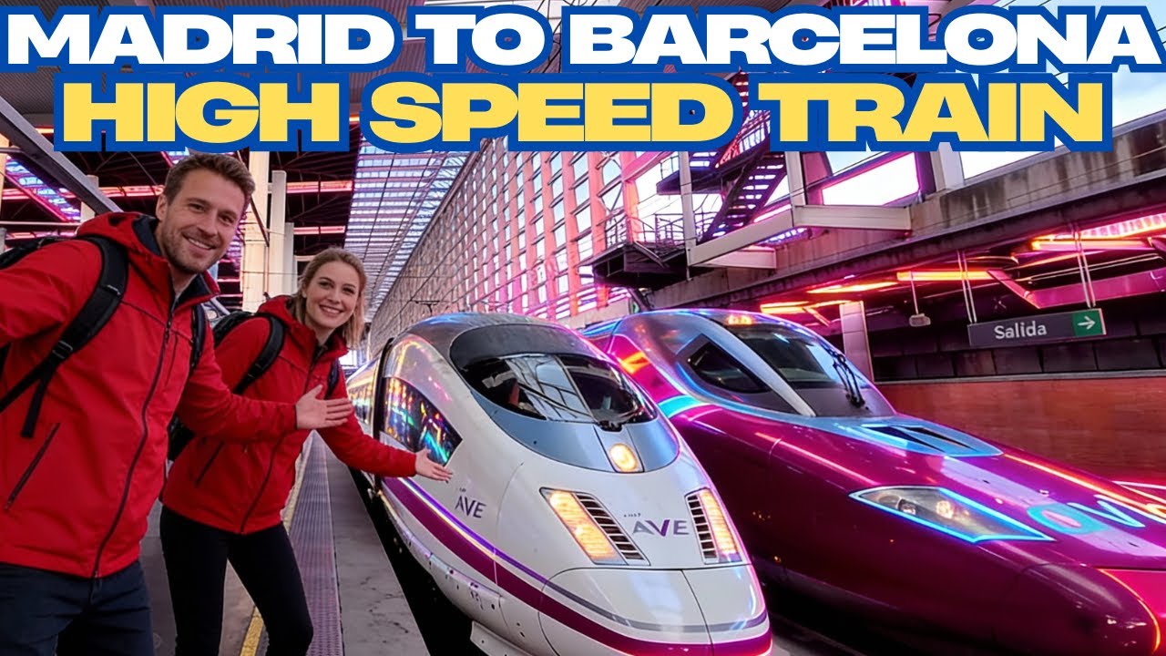 Madrid Atocha To Barcelona Sants by AVE Renfe - A Calm Winter Train Ride