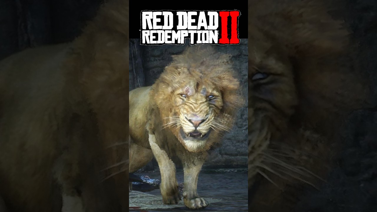 Охота на легендарного льва 🦁😈#rdr2 #reddeadredemption #gaming #reddeadredemtion2 #ps5
