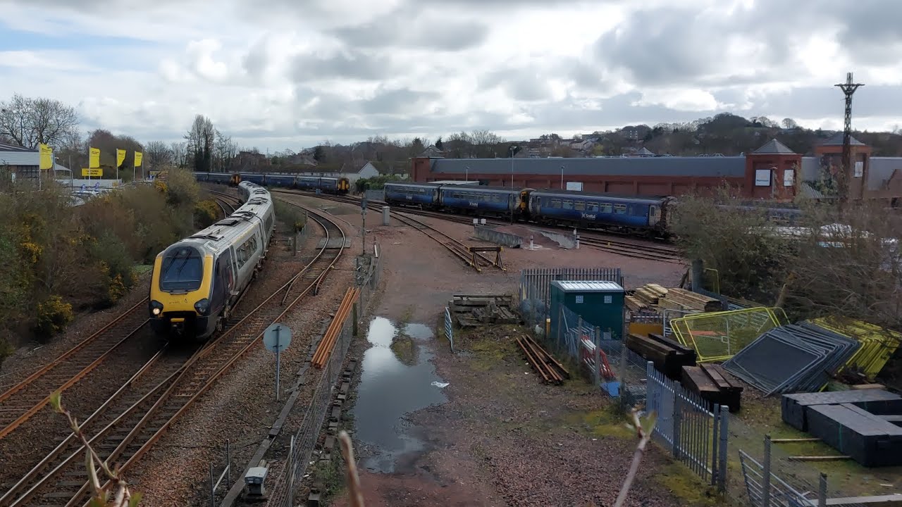 A day of train spotting at Dumfries on the 25/03/23