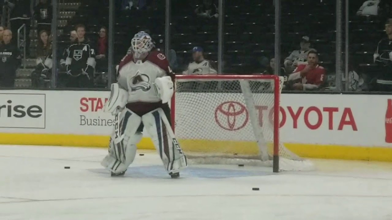 Semyon Varlamov & Jonathan Bernier | Warm-ups | 12/21/17