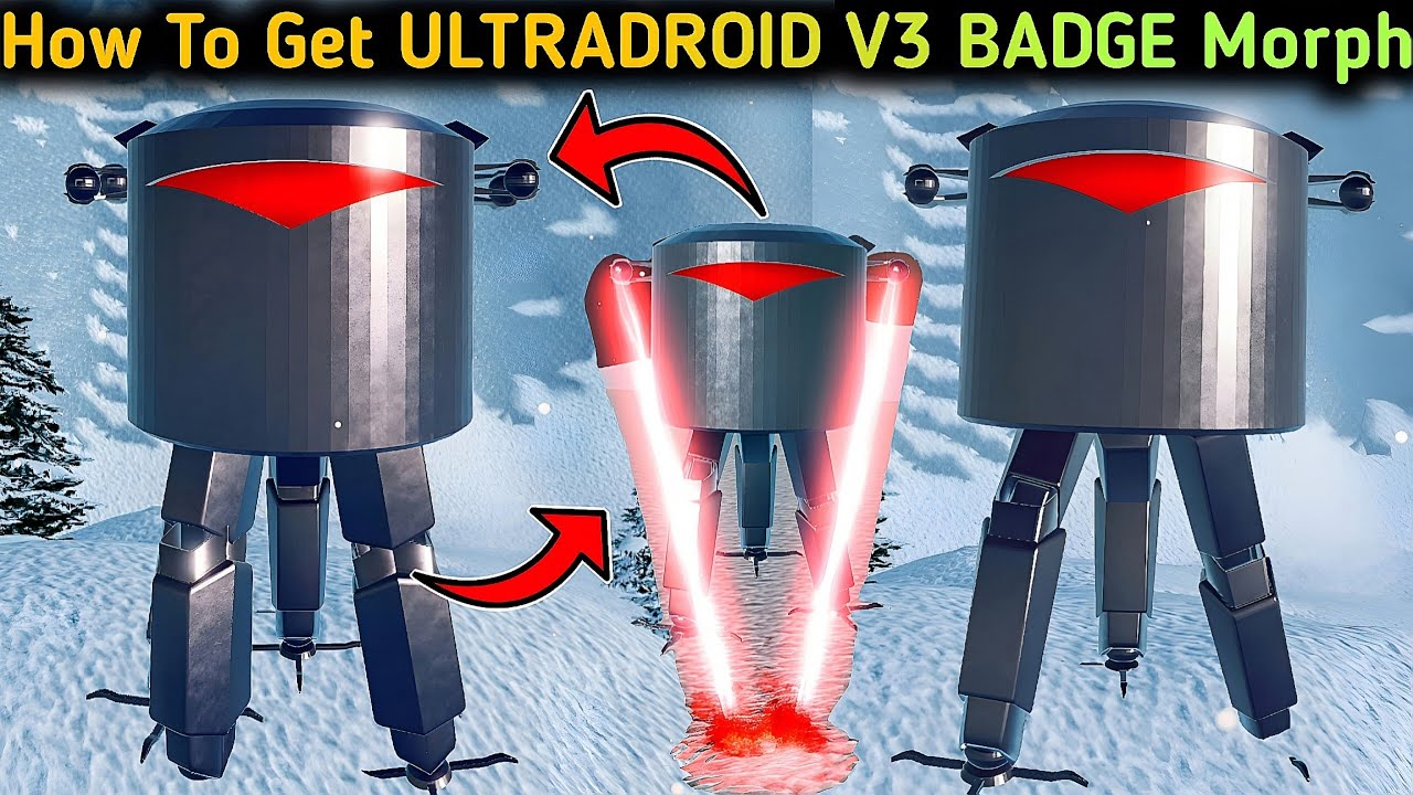 How To Get New ULTRADROID V3 Badge Morph In Roblox Omnidroid Models Final Update