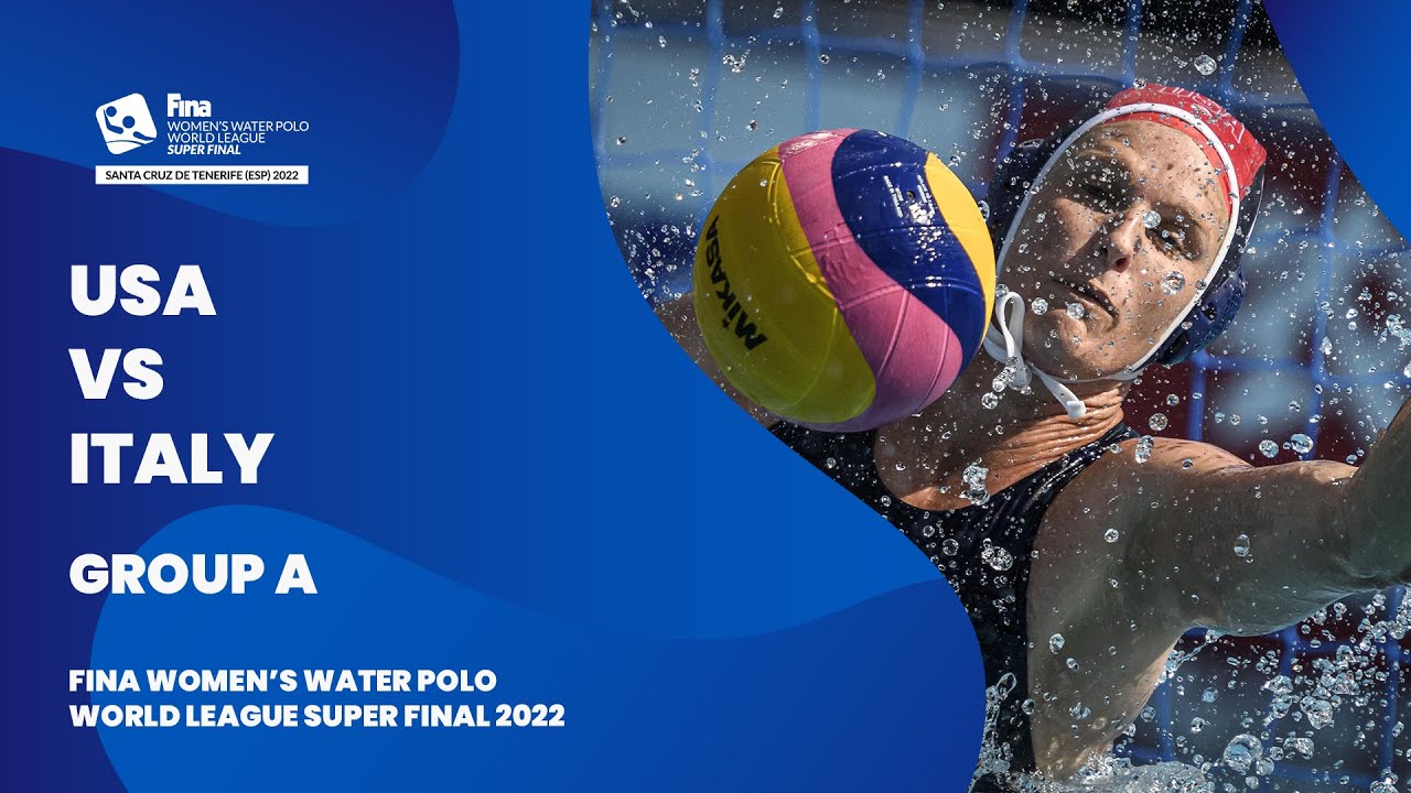 LIVE | USA vs Italy | Group Stage | Women’s Water Polo World League Super Final 2022