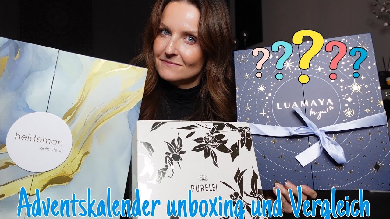 BlingBlingDreier I Schmuckkalender Vergleich Luamaya, Heidemann, Purelei I Welcher ist der Schönste?