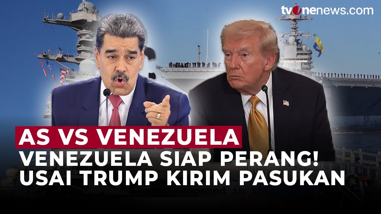 Gugus Tempur AS Bergerak! Venezuela Tegaskan Siap Perang Lawan Amerika | OneNews Update