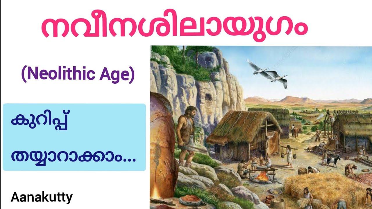 നവീന ശിലായുഗം കുറിപ്പ് naveena shilayugam  kurippu @Aanakutty  socialscience #newsyllabus Neolithic