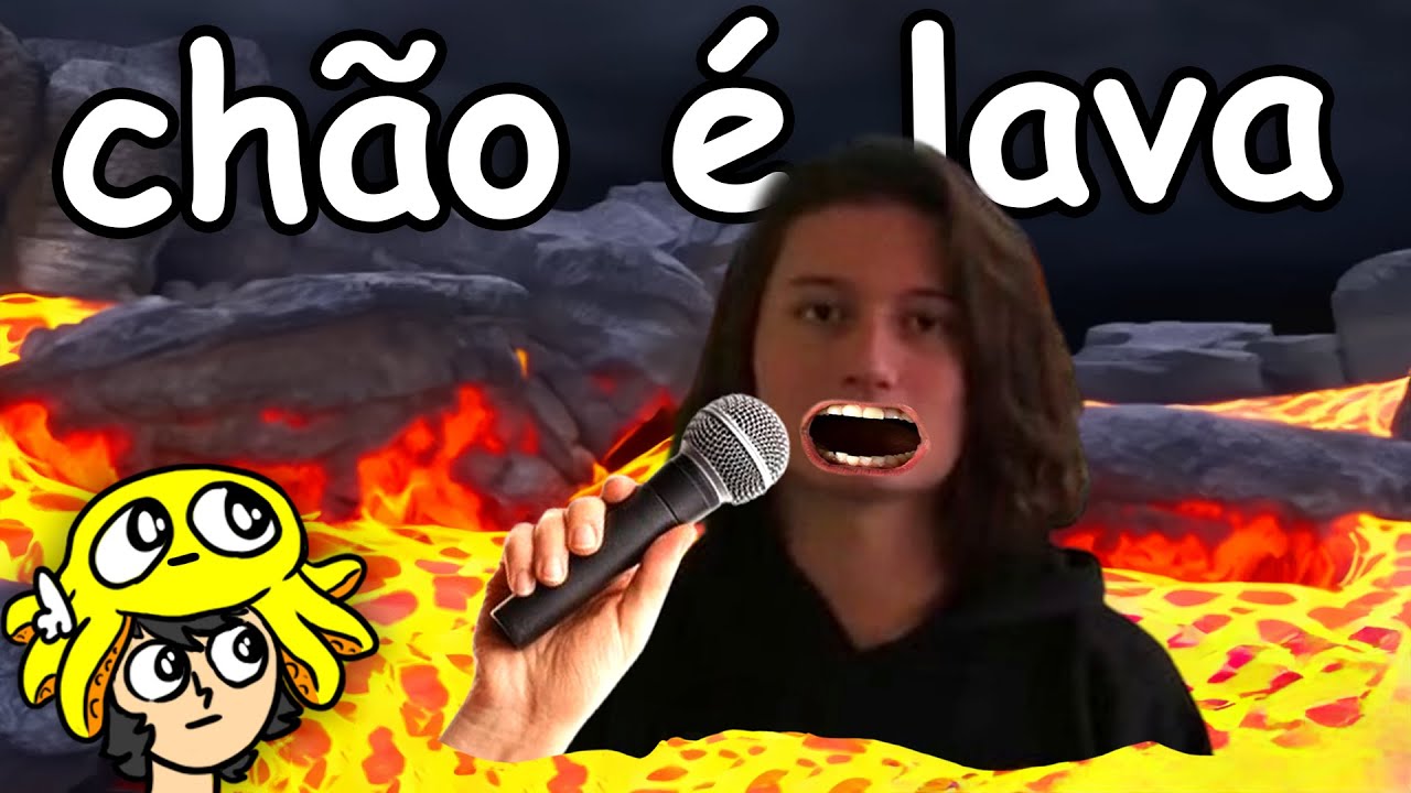 o chão é lava com o MIC ESTOURADO do ycaro