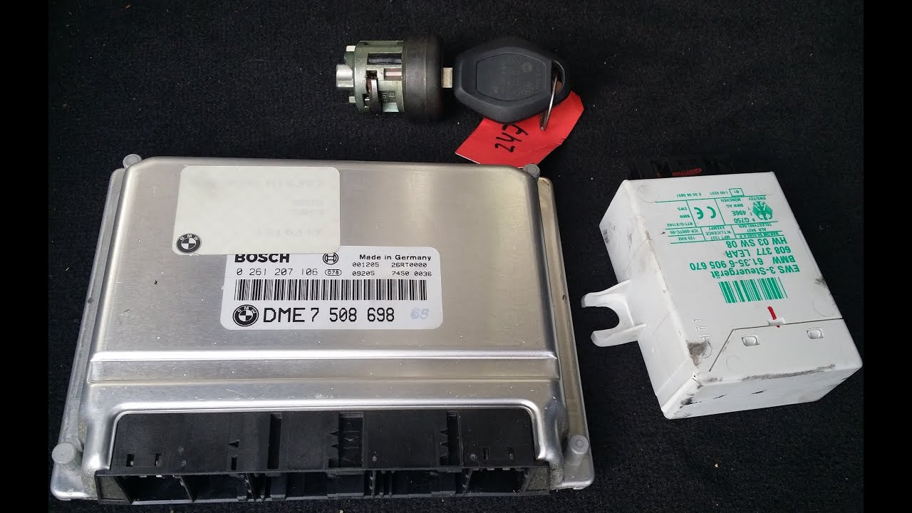 Замена ключа зажигания BMW X5 4.4 DME EWS e53