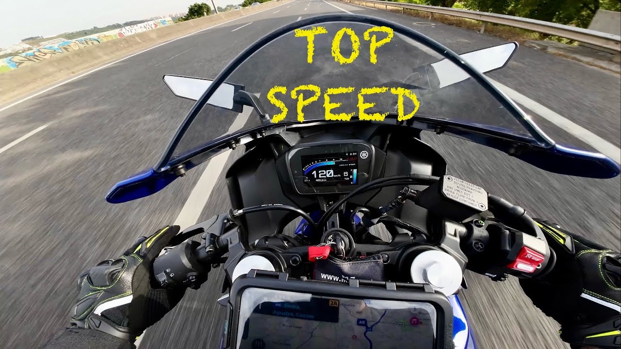 YAMAHA R125 2024 HIGHWAY RIDE 4K