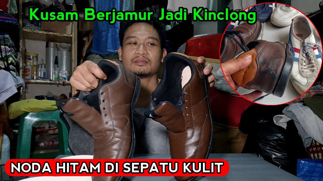 Trik Cuci Sepatu Kulit Berjamur Jadi Kinclong -Tips Laundry sederhana