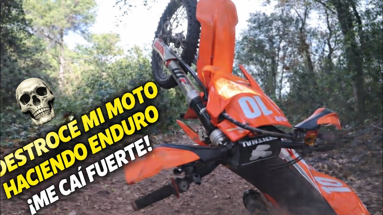 Destroze la moto haciendo enduro ( y ami) POV 4K KTM TPI