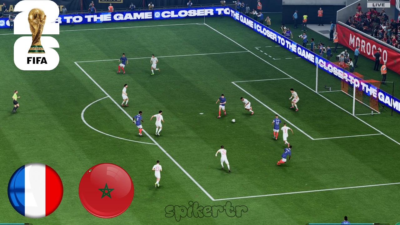 France vs. Morocco - FIFA World Cup 2026 Quarter Final  | Full Match All Goals | Simulation EA FC 26