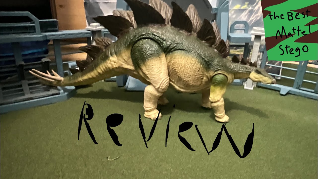 Jurassic World Mattel Hammond collection stegosaurus review ￼