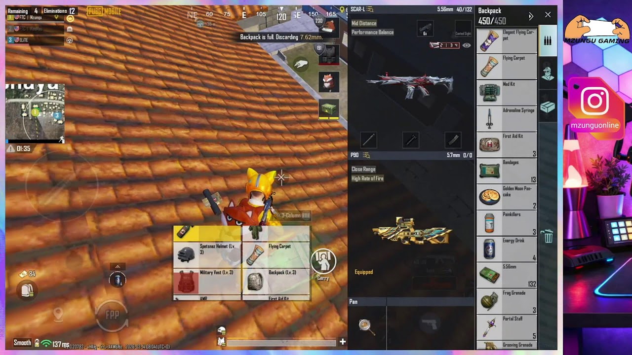 Playing with MauMau on PUBG Mobile!