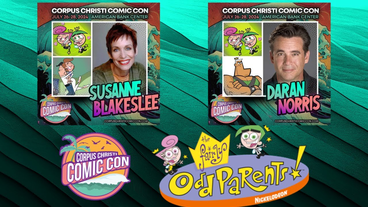 Fairly OddParents Voices Susanne Blakeslee & Daran Norris Share Secrets at Corpus Christi Comic Con!