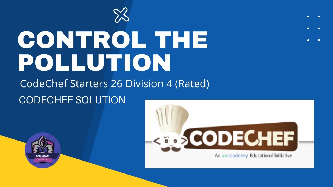 Control the Pollution Problem Code: SMOKE | CodeChef Solution | Python3