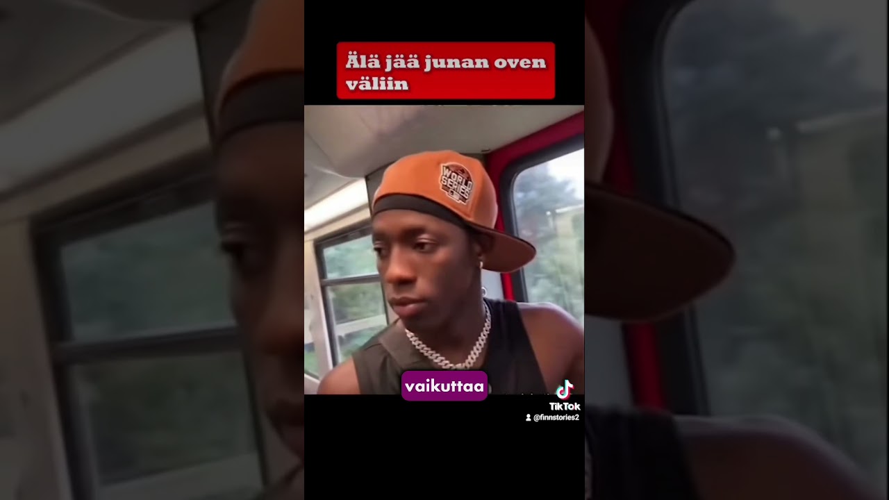 &Auml;l&auml; j&auml;&auml; junan oven v&auml;liin 😰🚆