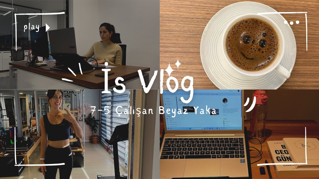Kurumsal Hayatta Bir Gün + Spor Rutini | İş & Pilates Vlog
