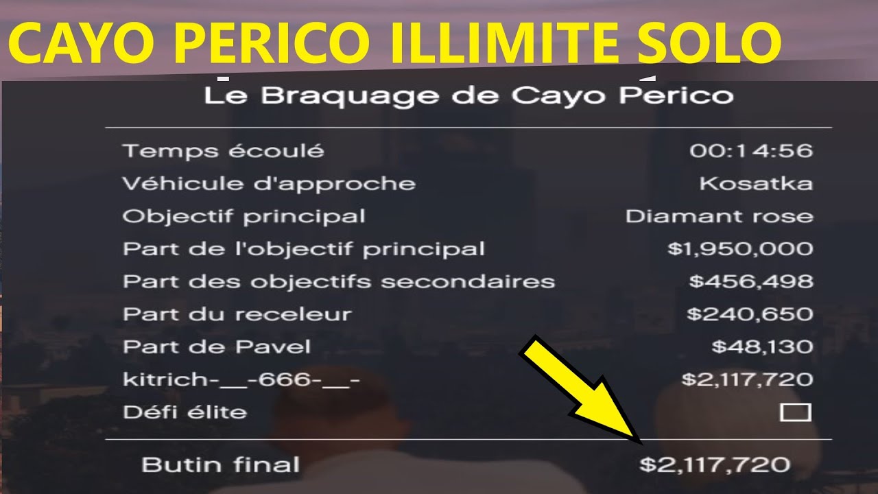 💥EXCLU SOLO 💥/ RELANCER SON CAYO PERICO EN ILLIMITE SANS PREPARATION GTA 5  pc ps5 ps4 xbox